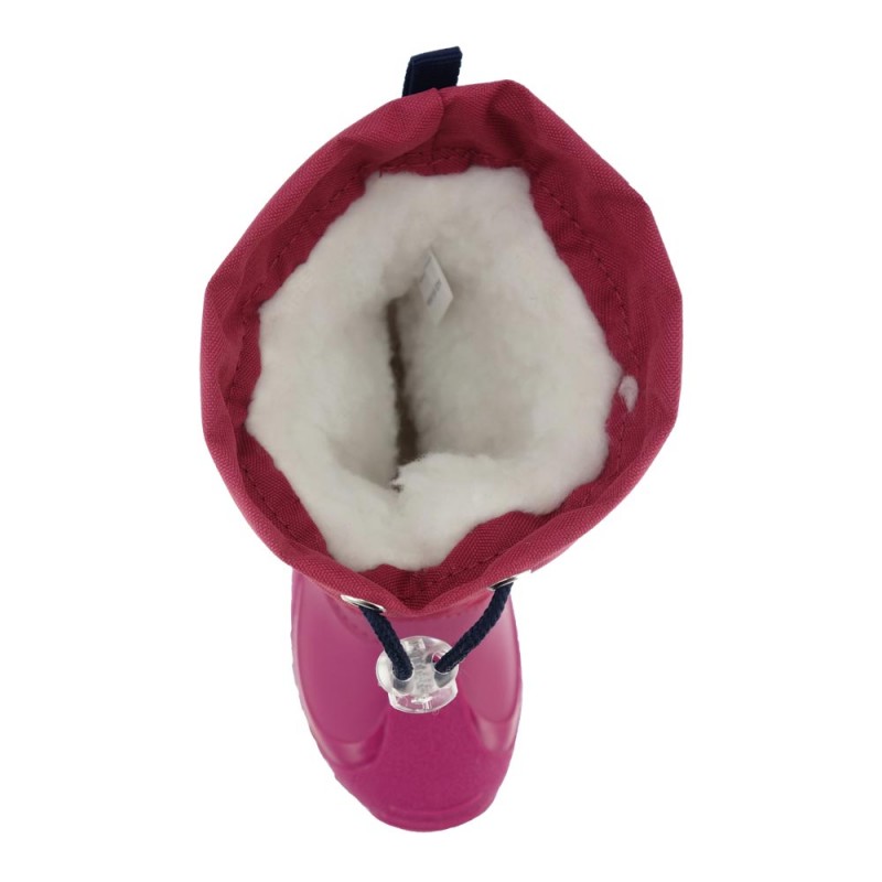 Zimski škornji za punce lila v roza barvi - Spirale