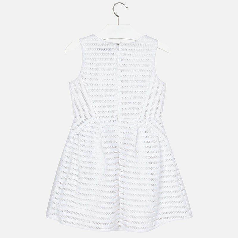 Svečana bela obleka za punce - Mayoral