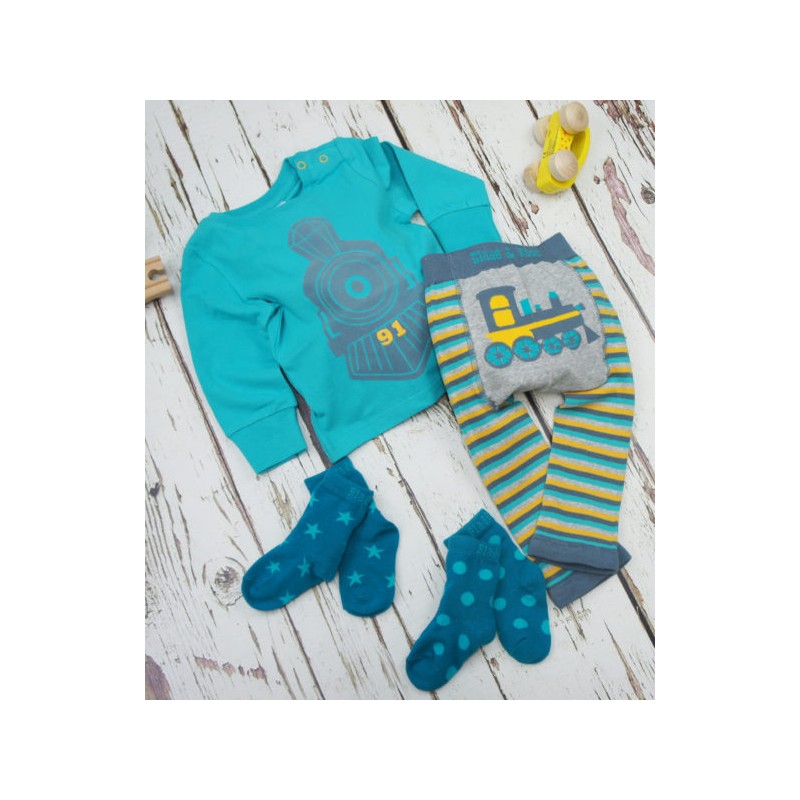 Bombažna majica TRAIN za fantke - Blade & Rose