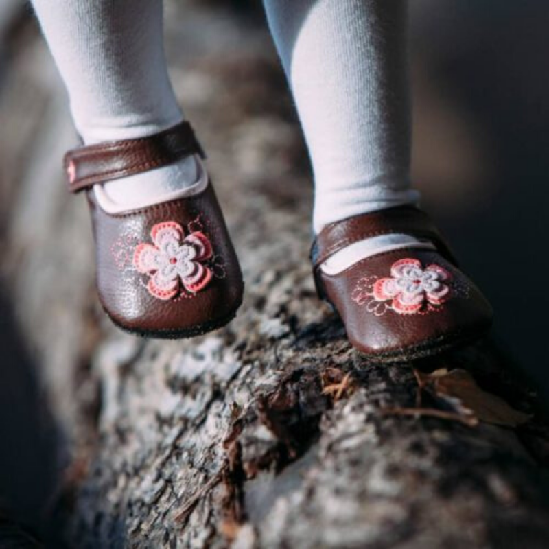 Usnjeni copatki Anabelle za punčke - Jack 