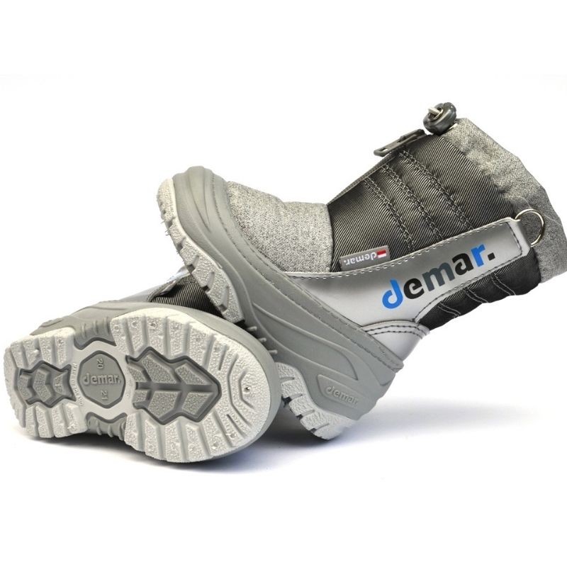 Zimski škornji z volnenim vložkom Teddy Silver za otroke - Demar