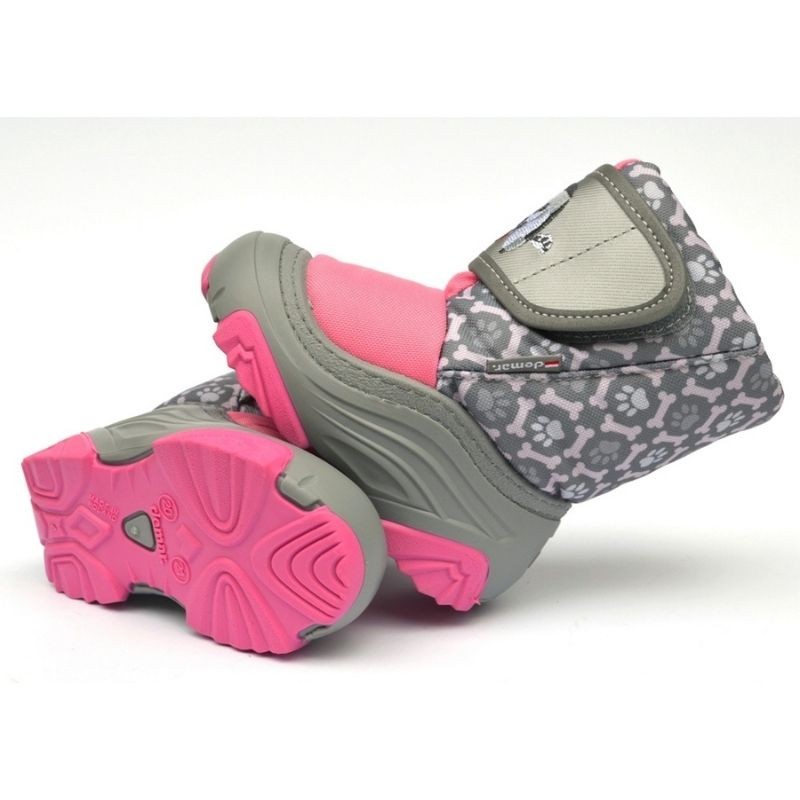 Zimski škornji za punčke Doggy Light v pink barvi - Demar