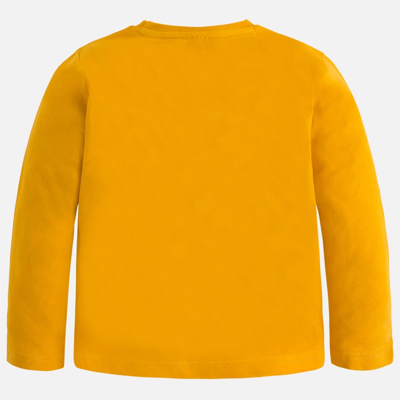 Majica z dolgimi rokavi v oranžni barvi - Mayoral