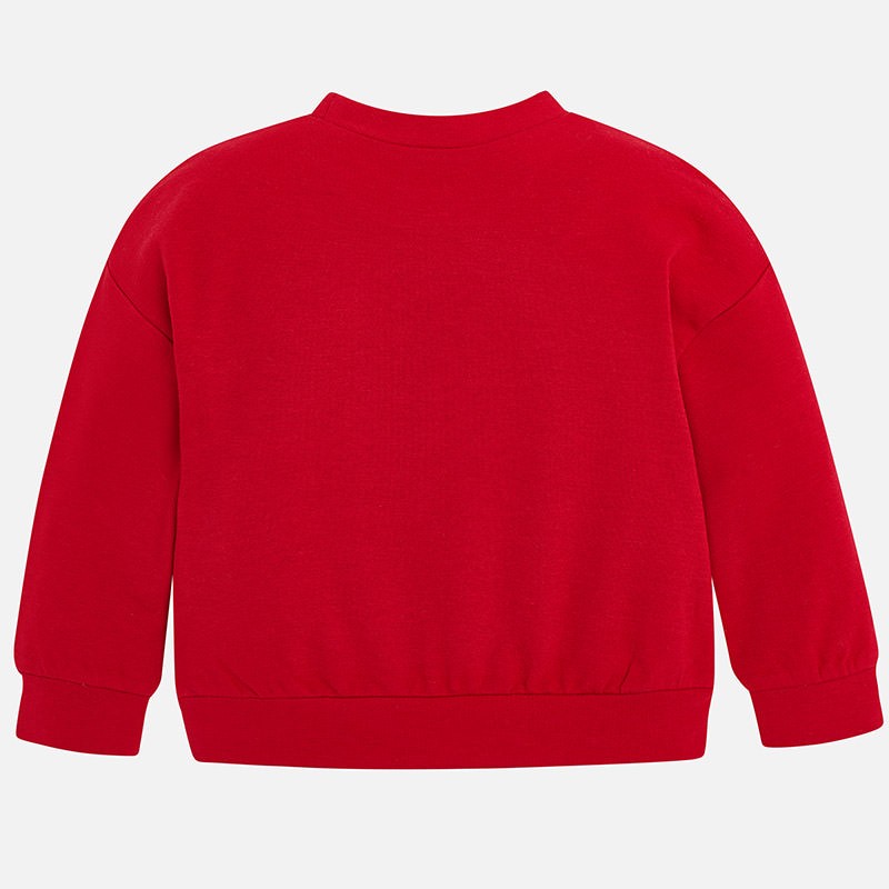 Rdeč pulover za punce FOR LOVE - Mayoral