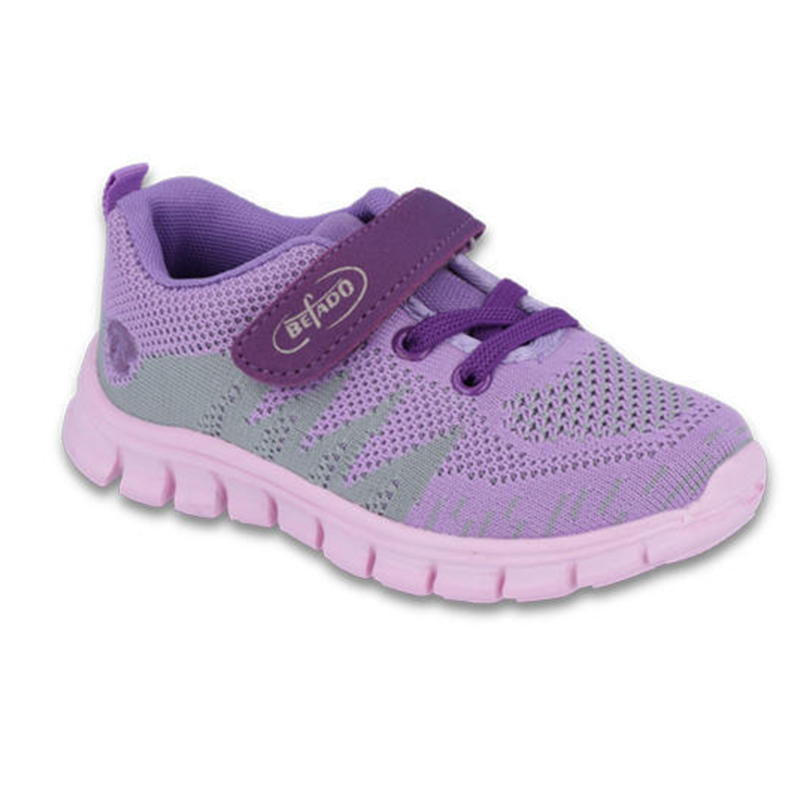 Športne lahke superge za punce v vijolični barvi (vijola podplat) - Befado