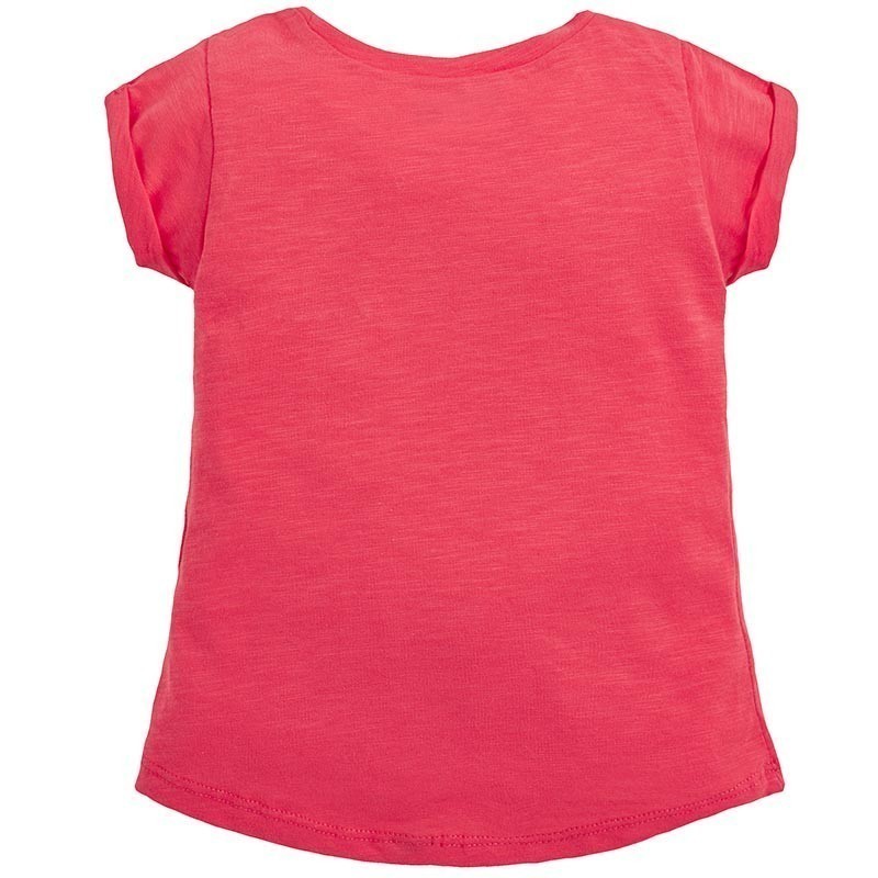 Majica s kratkimi rokavi za punce Basic rdeča - Mayoral