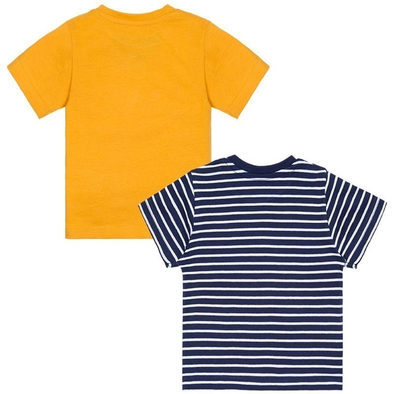 Komplet majic v rumeno-modri barvi (1045-046) - Mayoral