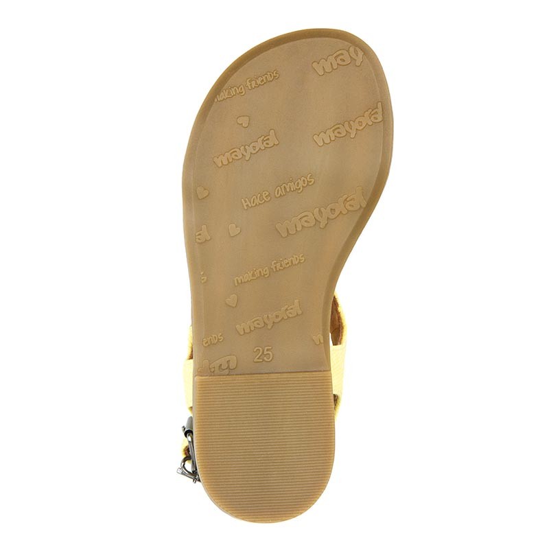 Rumeni sandali s paščki za punce - Mayoral
