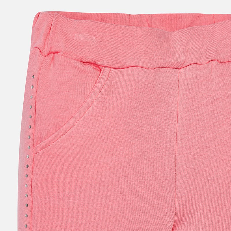 Komplet pulover in hlače za deklice v roza kombinaciji - Mayoral
