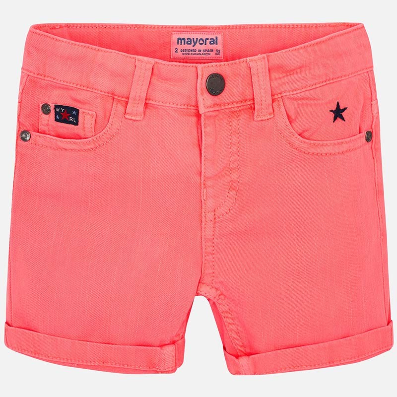 Kratke hlače za fante v koralno roza barvi - Mayoral