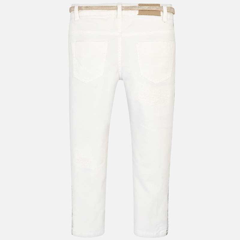 Bele jeans hlača za punce - Mayoral