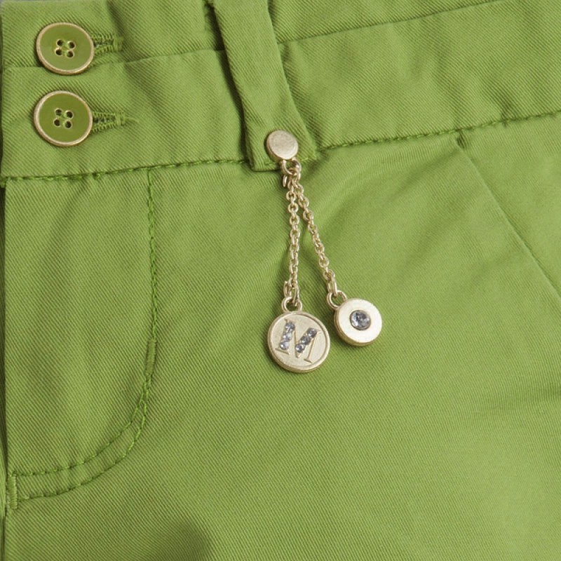 Poletne 3/4 hlače za punce v zeleni barvi - Mayoral