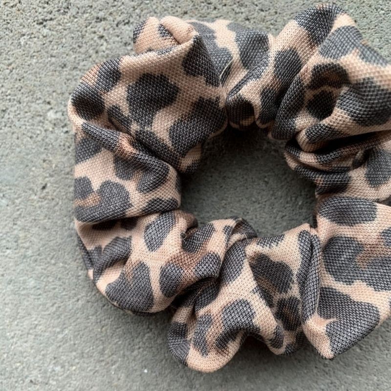 Elastika za lase scrunchie EMI Washed leopard- by Marsala