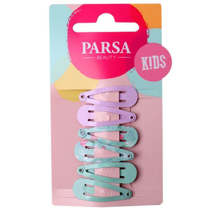 Komplet 6-h špang za lase Basic garden clips - Parsa