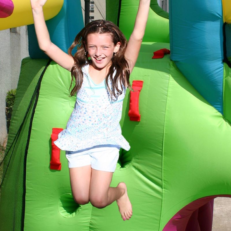 Napihljiv trampolin CUCCIOLANDIA za otroke - HAPPY HOP