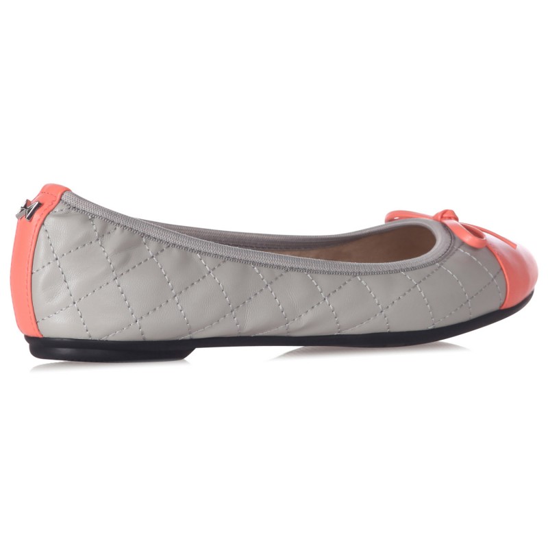 Balerinke za žene OLIVIA Dove Grey - Coral - Butterfly Twists