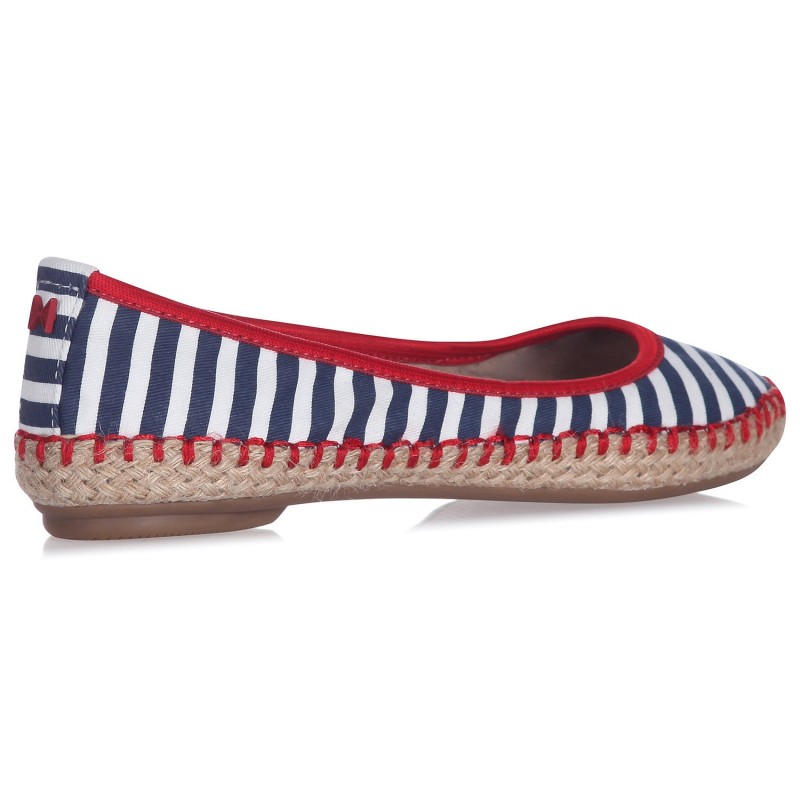 Balerinke za žene GIGI Navy/White Stripe - Butterfly Twists