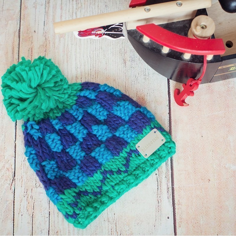 Kapa s cofom Blue Bobble (HAT-BLUBOB) - Blade&Rose