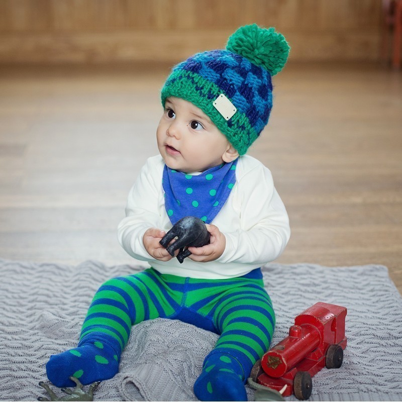 Kapa s cofom Blue Bobble (HAT-BLUBOB) - Blade&Rose