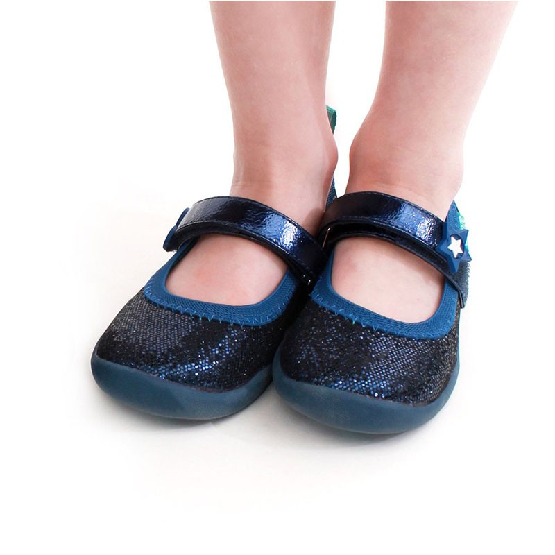 Balerinke za punce Jump Glow Navy - Chooze