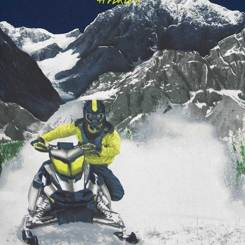 Majica s dugim rukavima SNOWMOBILE za dečke print - Mayoral