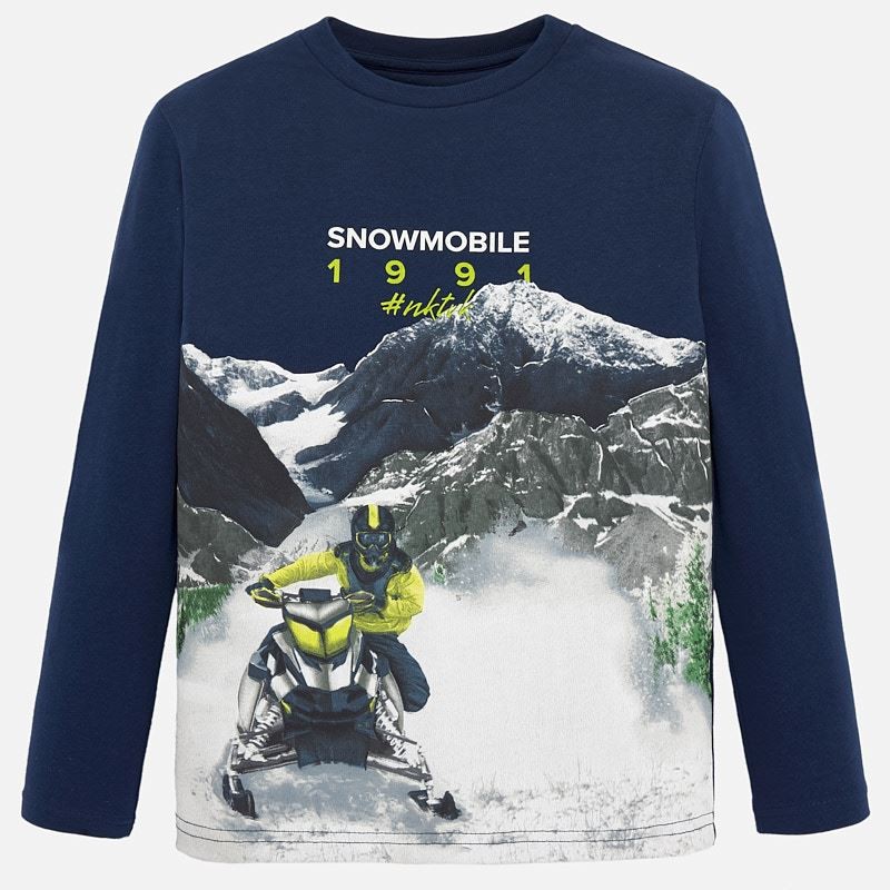 Majica z dolgimi rokavi SNOWMOBILE za fante - Mayoral