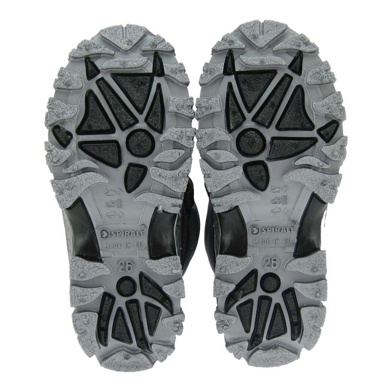 Zimski škornji Morteen v sivi barvi za otroke - Spirale