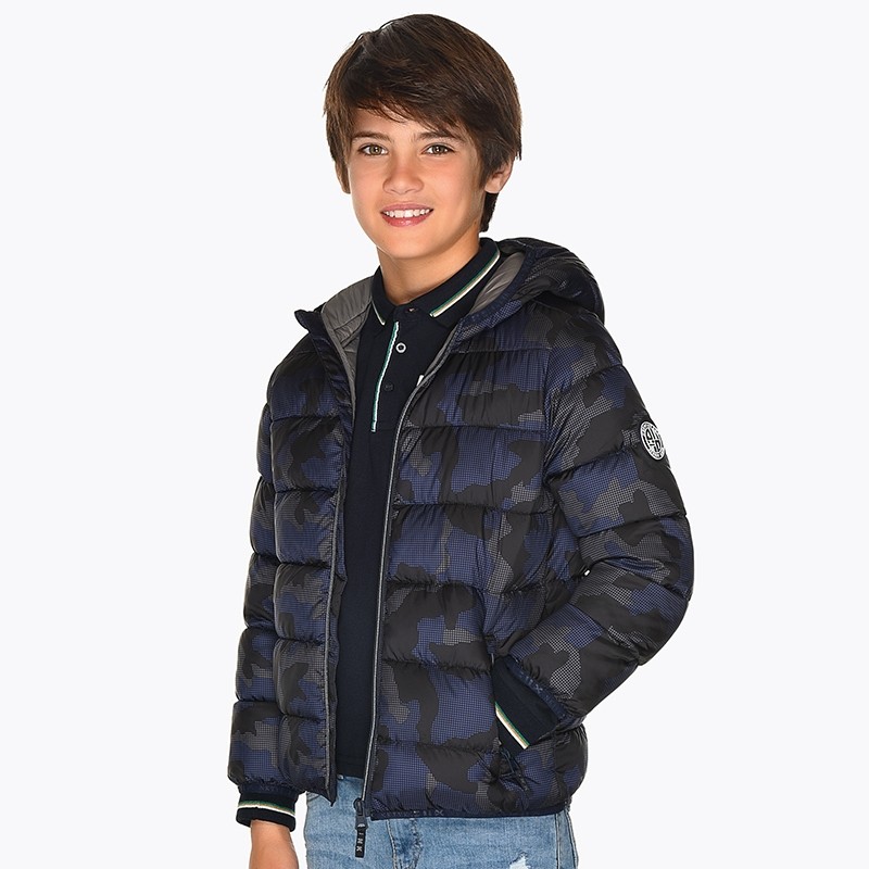 Plava zimska jakna za dečke live - Mayoral