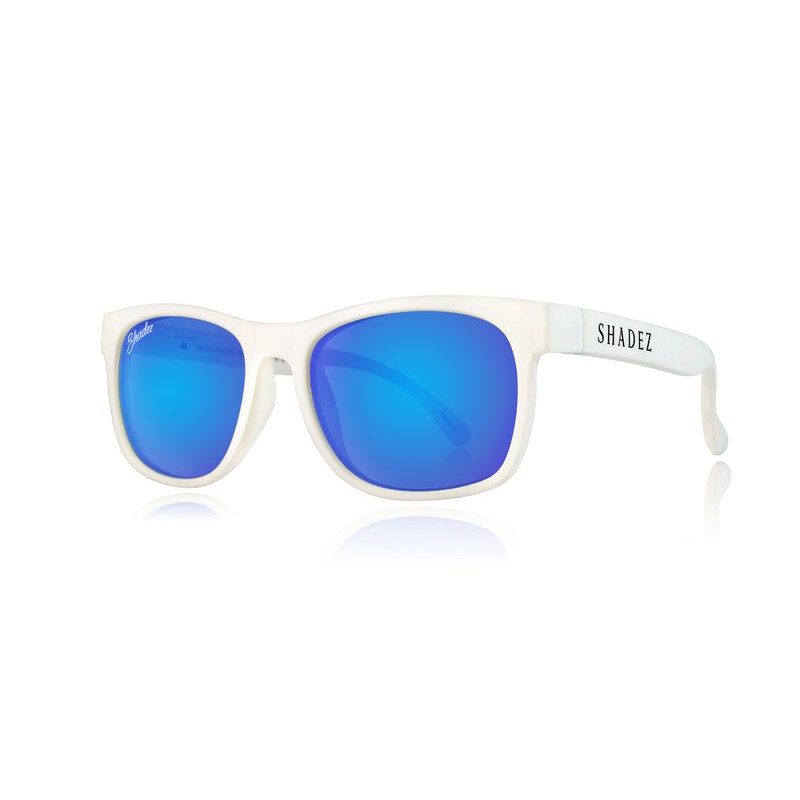 Polirizirane sunčane naočale za djecu VIP White - Blue - Shadez