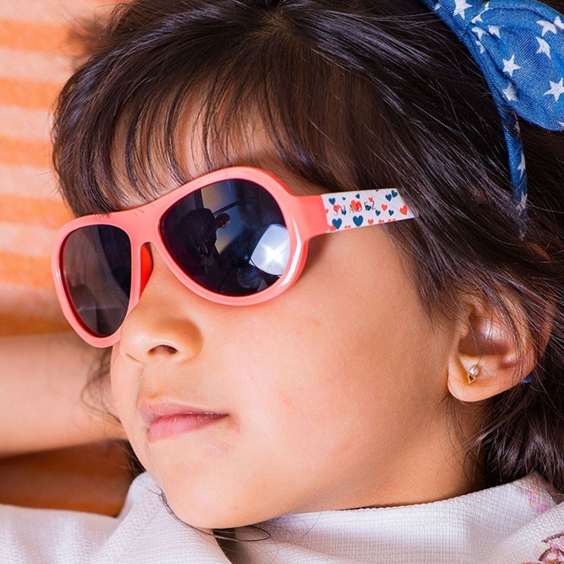 Sončna očala Hipp Hearts White Designer Collection za punce - Shadez