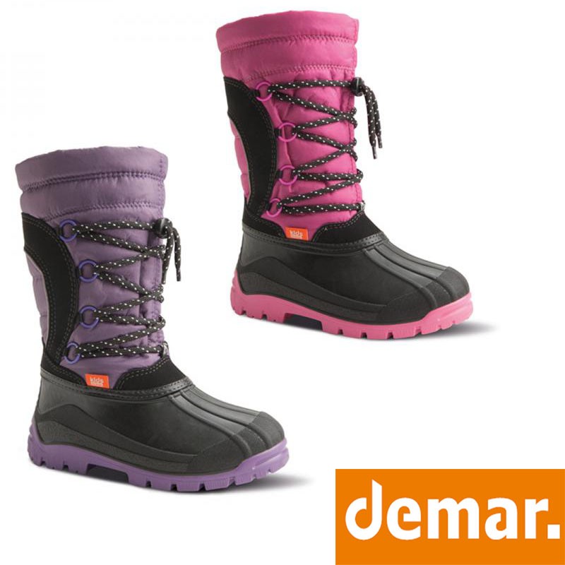 Zimski škornji SAMANTA v vijolični barvi za punce - Demar