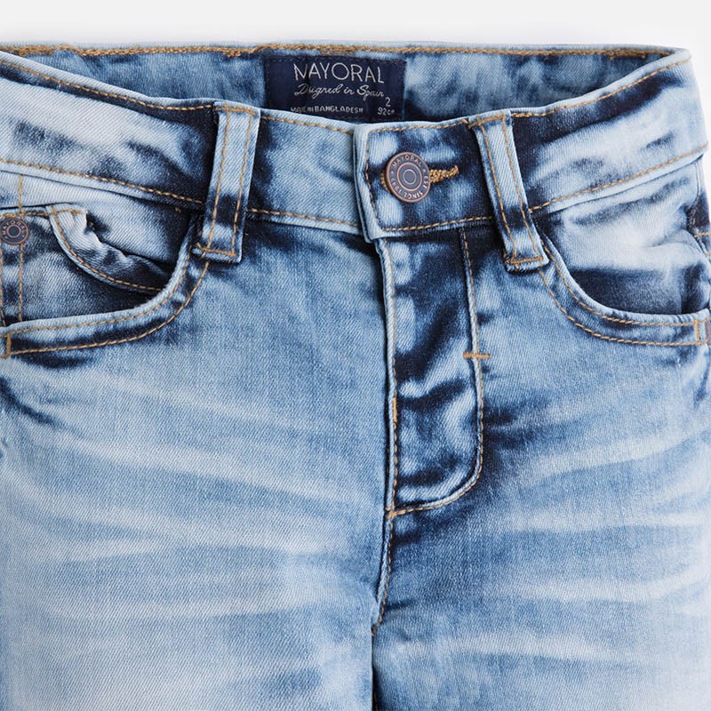 Jeans slim fit pobeljene hlače za fante - Mayoral