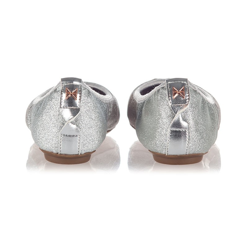 Balerinke s spominsko peno SOPHIA Silver Rose Gold Glitter - Butterfly Twists