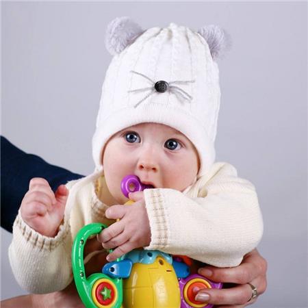 Zimska kapa z ušeski Emanuel za otroke - Pupill