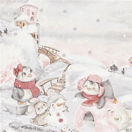 Obleka za punčke s potiskom snežaka - Mayoral
