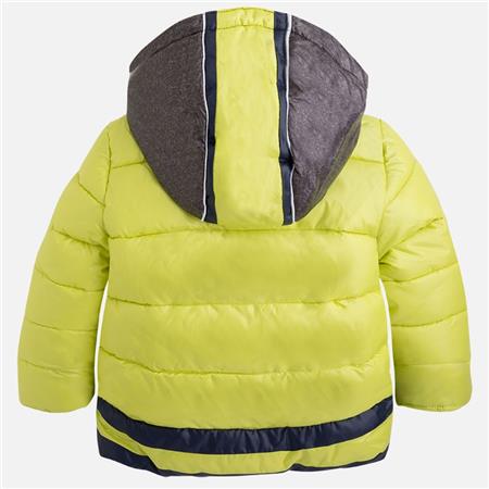 Zimska pernata jakna za dečke leđa žuta - Mayoral
