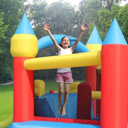 Napihljiv trampolin MINI PERCORSO za otroke - HAPPY HOP