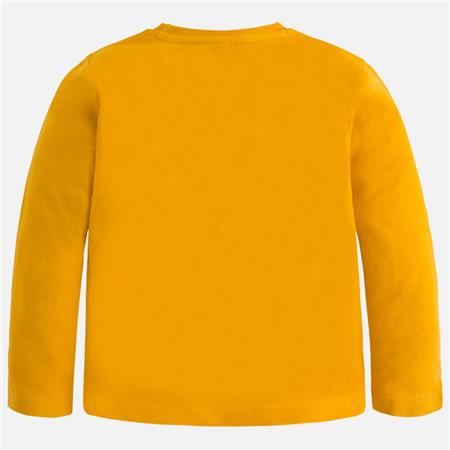 Majica z dolgimi rokavi v oranžni barvi - Mayoral