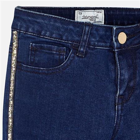 Jeans hlače z zlatim robom za punce - Mayoral