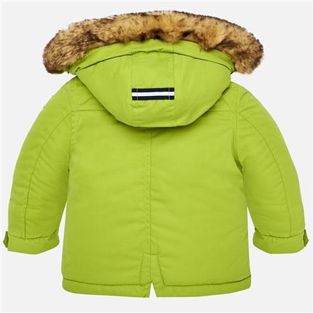 Podložen zimski plašč v zeleni barvi za fantke - Mayoral