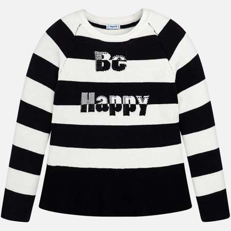 Lahek pulover za punce BE HAPPY - Mayoral