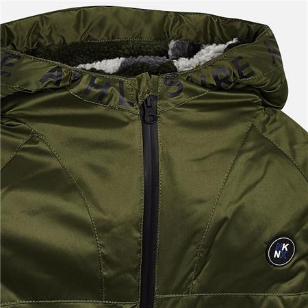 Maslinasto zelena zimska jakna za dečke detalji - Mayoral