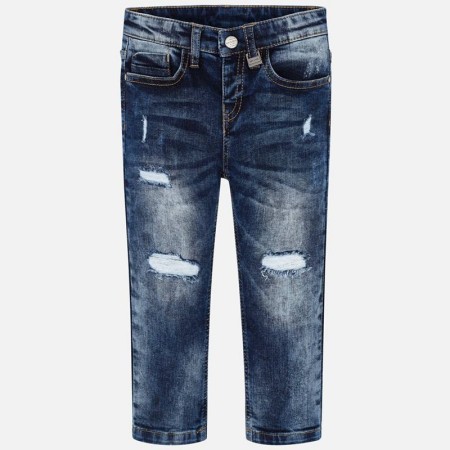 Jeans ˝natrgane˝hlače za fante - Mayoral