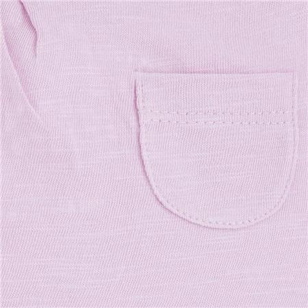 Majica s kratkimi rokavi za punčke Basic v nežno lila barvi - Mayoral