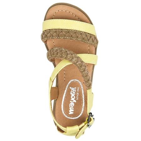 Rumeni sandali s paščki za punce - Mayoral