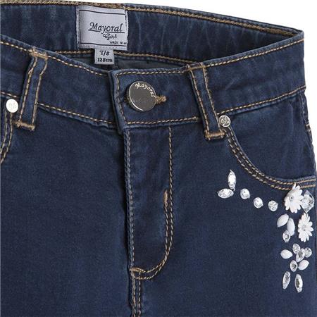 Mehke, temno modre jeans hlače za punce in ženske - Mayoral