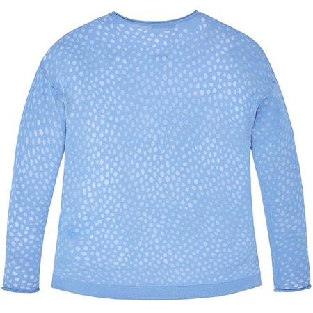 Lahek, prosojen pulover za punce v modri barvi - Mayoral
