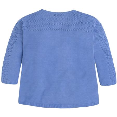 Lahek pleten pulover v modri barvi za punce in ženske - Mayoral