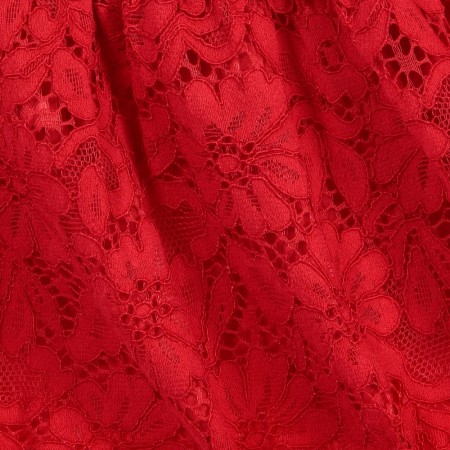 Rdeča obleka iz čipke za punce - Mayoral