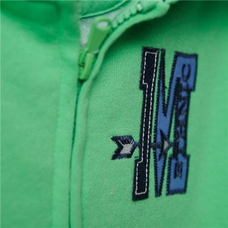 Pulover s kapuco in zadrgo v zeleni barvi za fante (3416-065) - Mayoral
